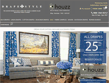 Tablet Screenshot of drapestyle.com